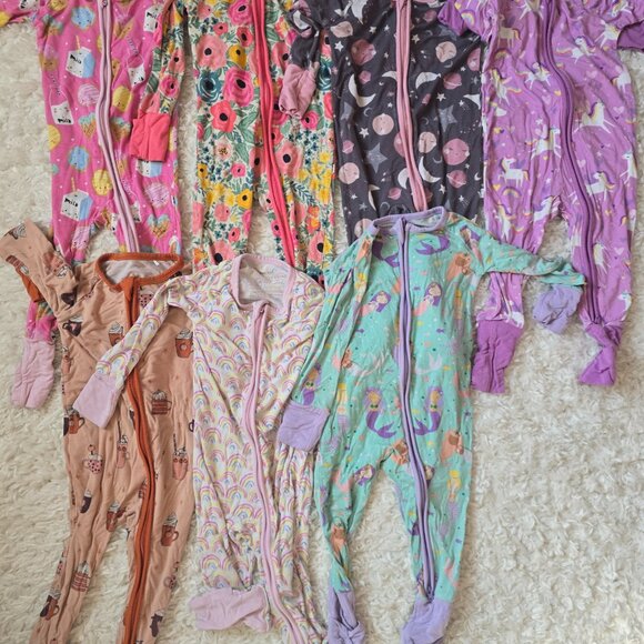 Long Sleeve Bamboo Pajamas (6-12 months) - Picture 2 of 9